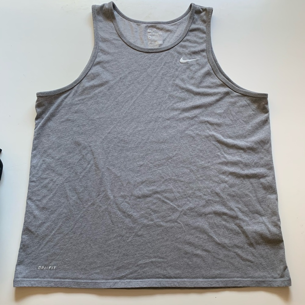 Men’s XL Plain Grey Nike Tank Top